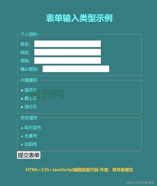 html文本框代码有哪些？这几种超实用！