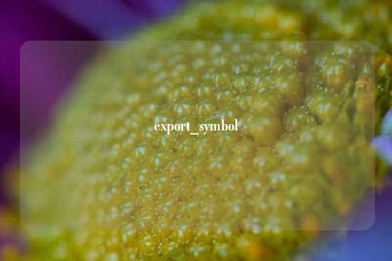 export_symbol