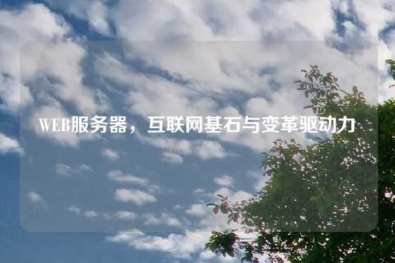 WEB服务器，互联网基石与变革驱动力