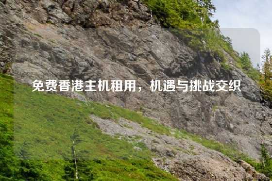 免费香港主机租用，机遇与挑战交织