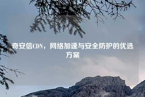 奇安信CDN，网络加速与安全防护的优选方案
