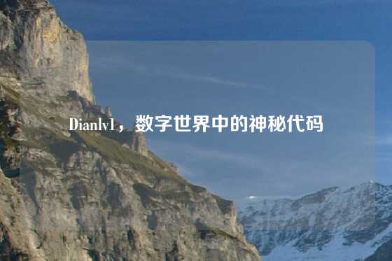 Dianlv1,数字世界中的神秘代码