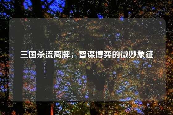 三国杀流离牌,智谋博弈的微妙象征