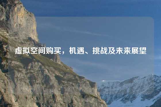 虚拟空间购买,机遇、挑战及未来展望