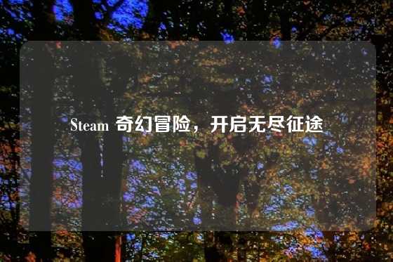 Steam 奇幻冒险,开启无尽征途