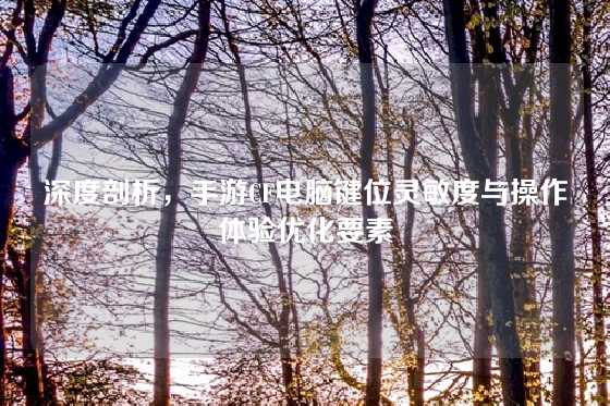 深度剖析，手游CF电脑键位灵敏度与操作体验优化要素