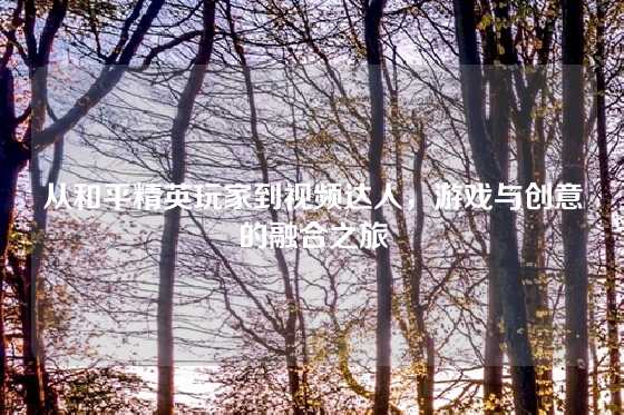 从和平精英玩家到视频达人,游戏与创意的融合之旅