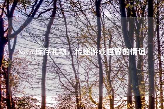 Steam库存礼物,传递游戏世界的情谊