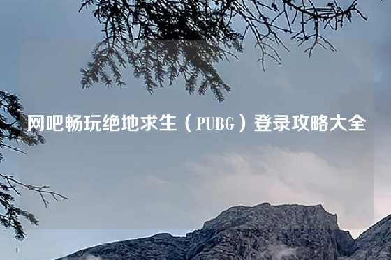 网吧畅玩绝地求生（PUBG）登录攻略大全