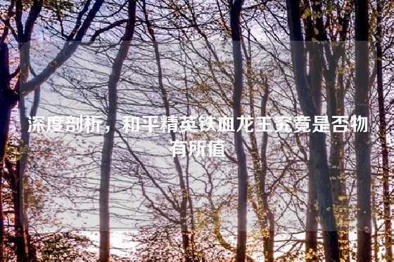 深度剖析，和平精英铁血龙王究竟是否物有所值