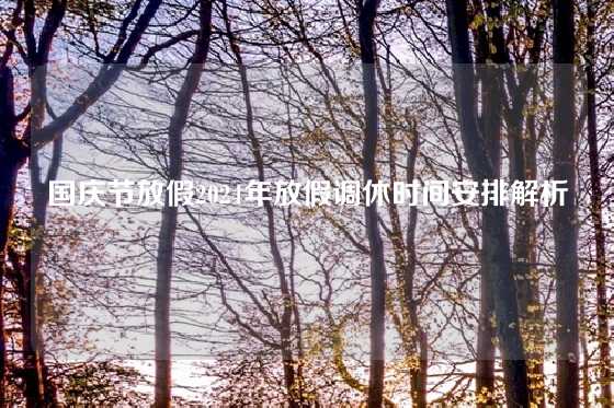 国庆节放假2024年放假调休时间安排解析