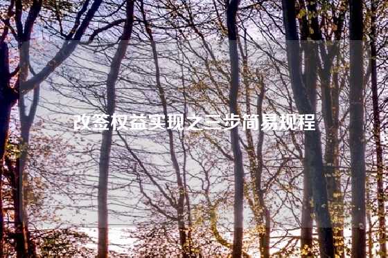 改签权益实现之三步简易规程